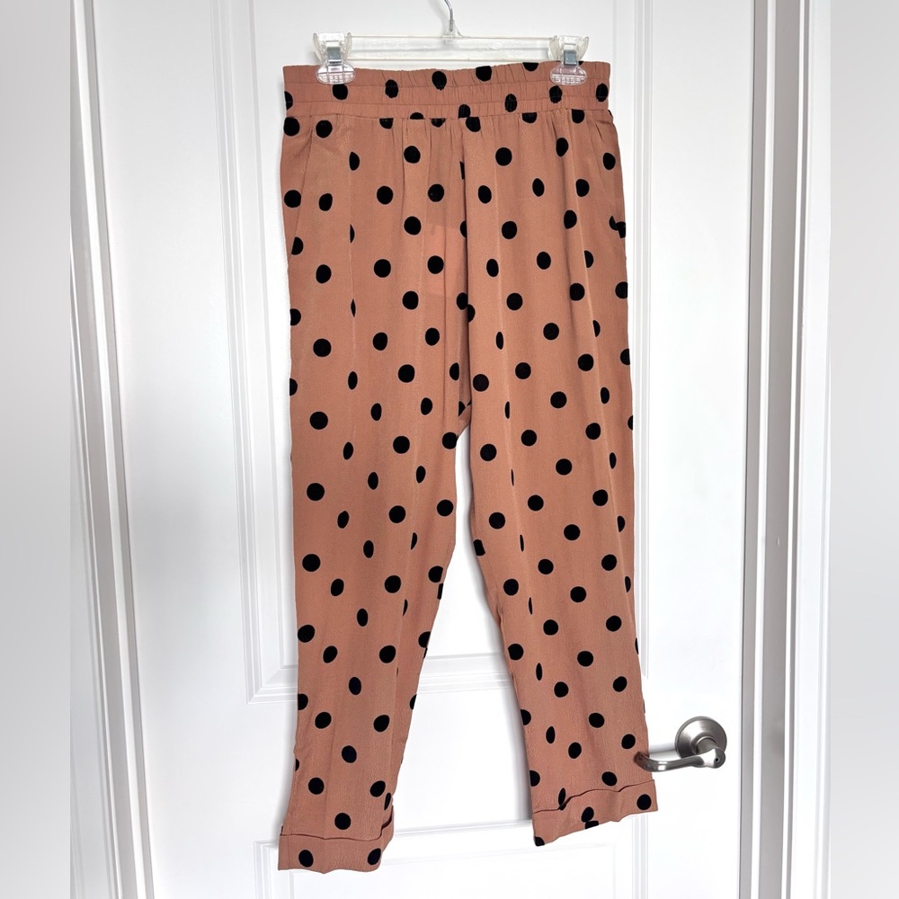 NWT Beach Riot Avery Polka Dot Pants Euro Summer Parisian Chic Revolve Cover up - Picture 3 of 13
